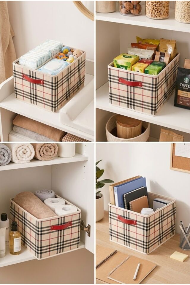 2 Adet Dolap Raf Düzenleyicisi Desenli KulpLu Organizer 45x24.20 Beyaz